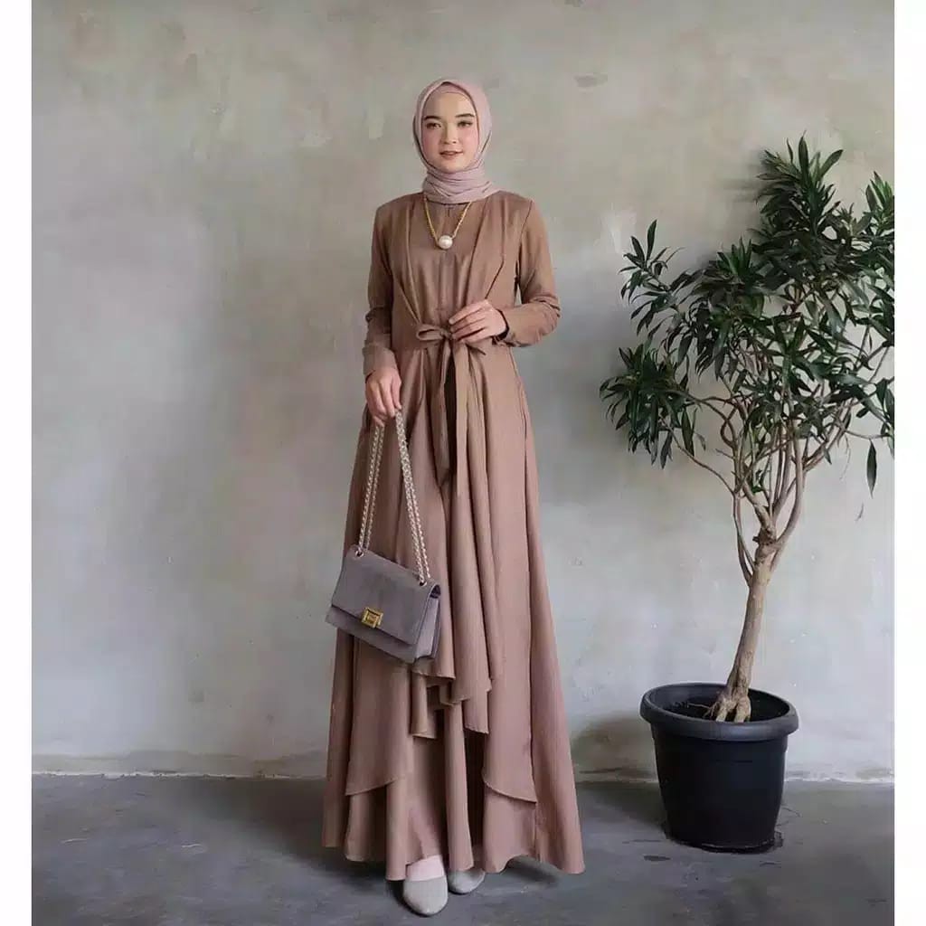 Baju model long dress best sale