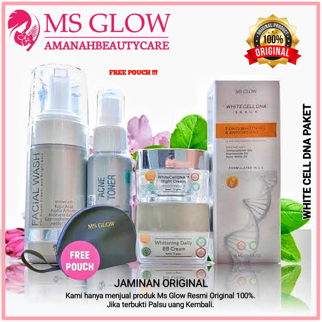 White Cell DNA Ms Glow Paket Original