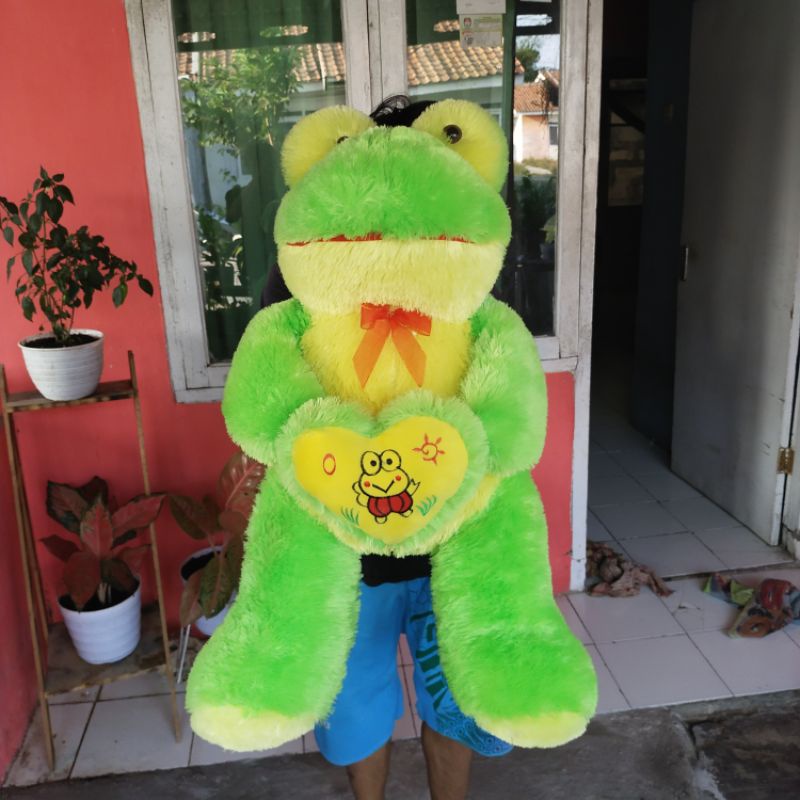 TERLARIS Boneka keropi jumbo love Boneka besar keropi Boneka besar murah