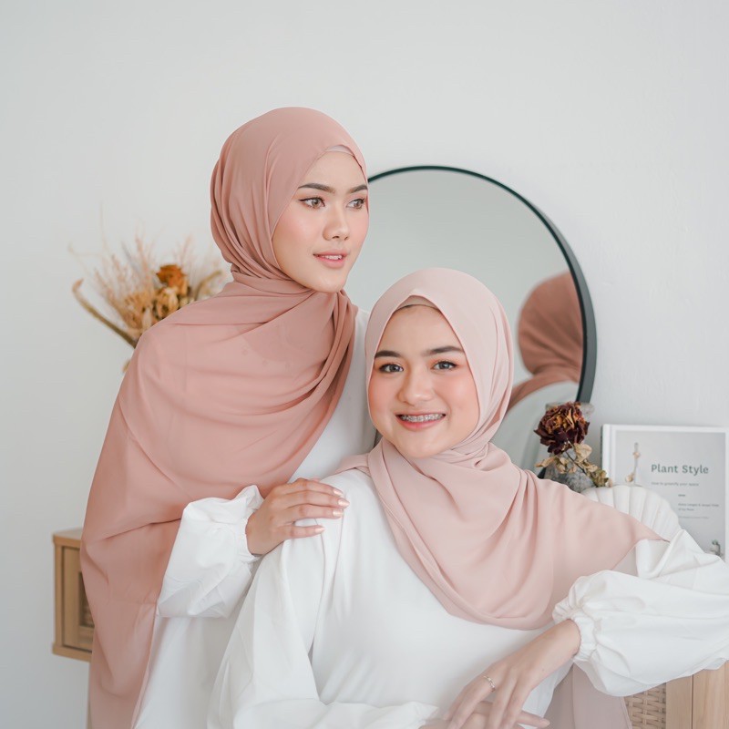 pashmina ceruty babydoll 180x75 / jilbab pashmina ceruti babydoll