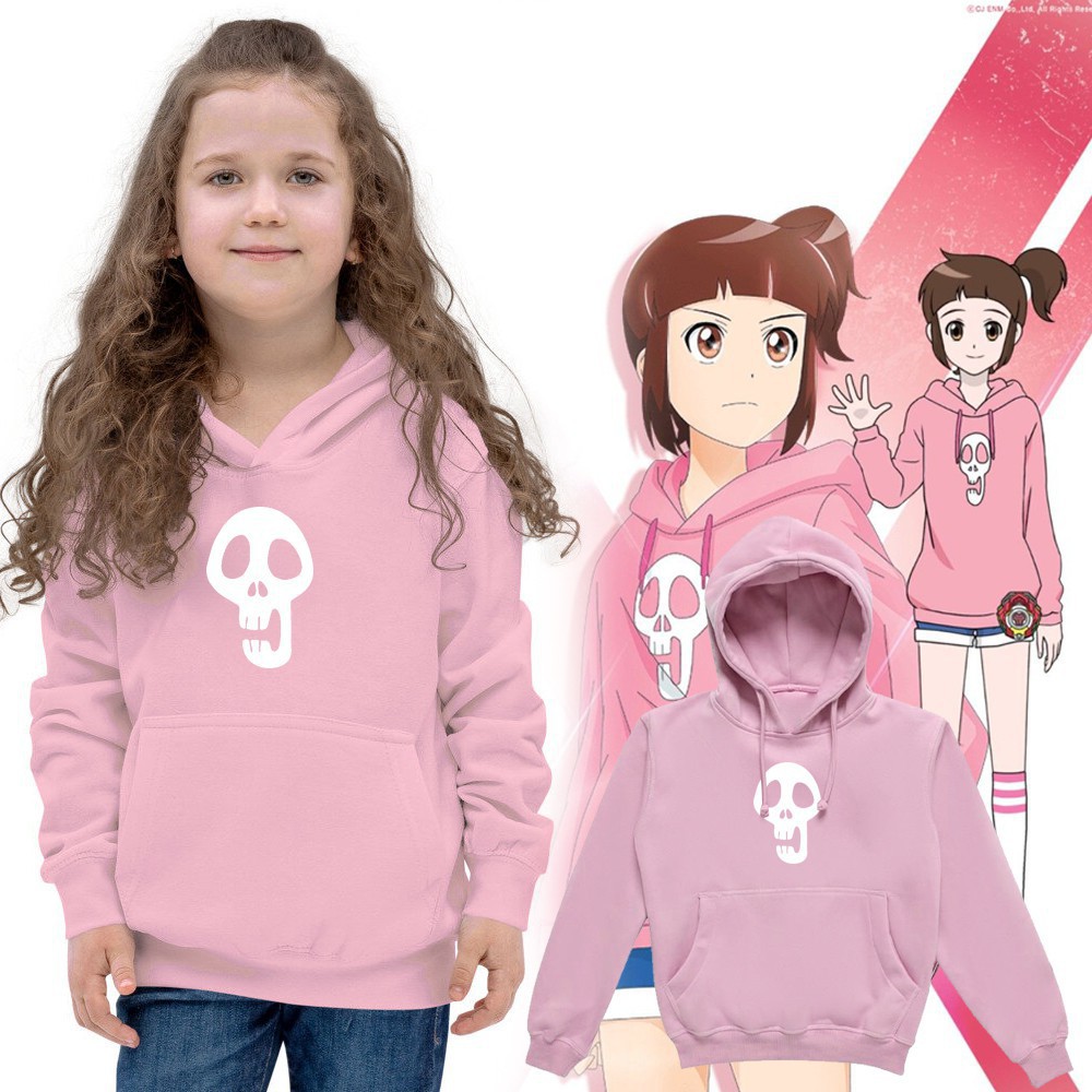 Sweater anak perempuan SHINBI HARI KOO jaket baju anak perempuan karakter anime