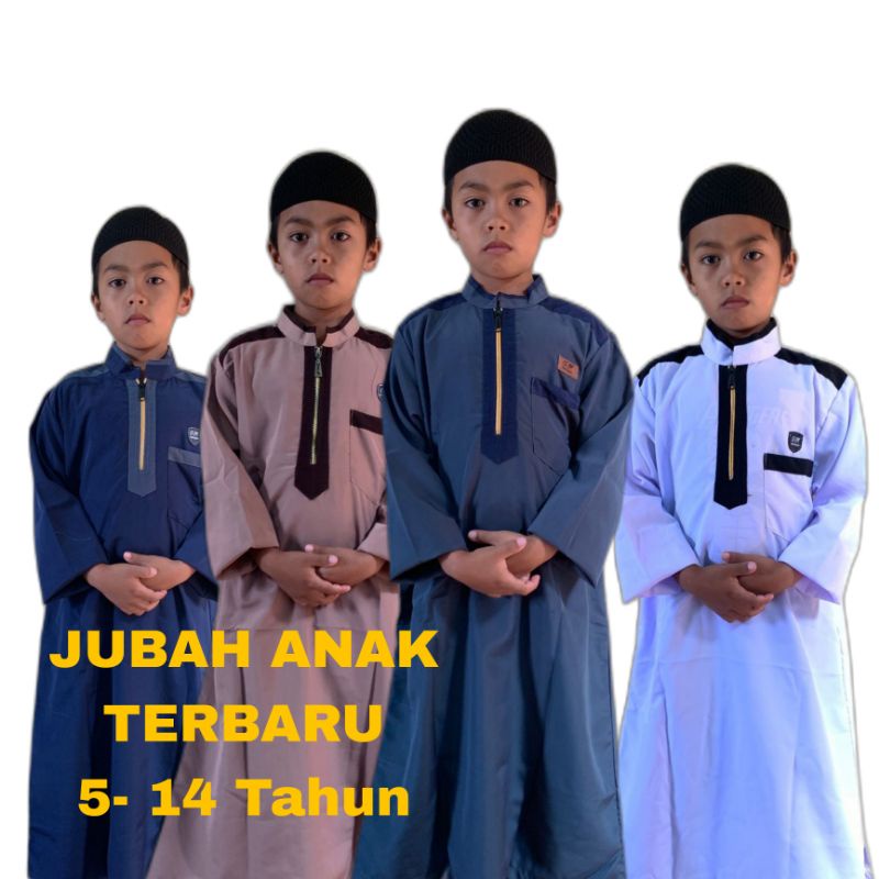 jubah anak laki-laki 5 6 7 8 9 10 11 12 13 14 tahun/gamis anak laki-laki  5 14 tahun