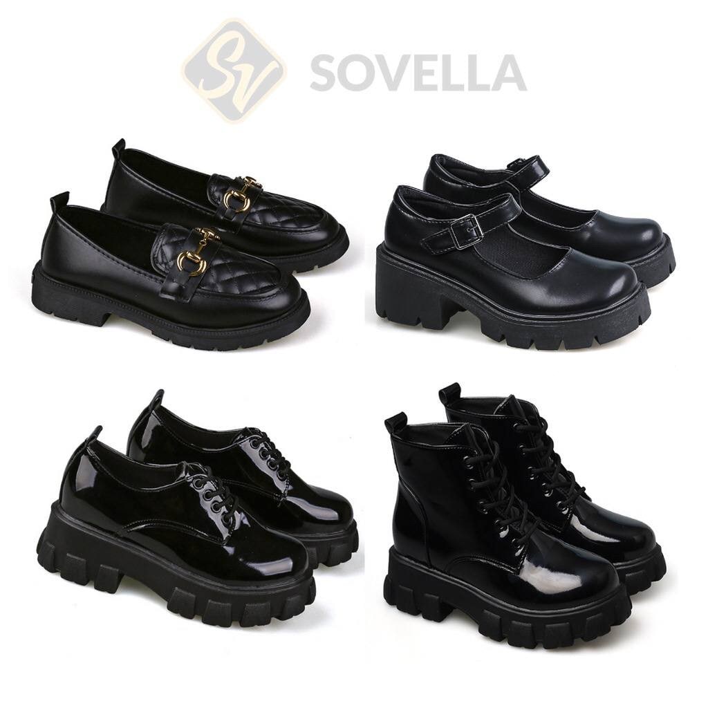 SOVELLA Rachel Sepatu Sneakers Boots Formal Kerja Wanita Import