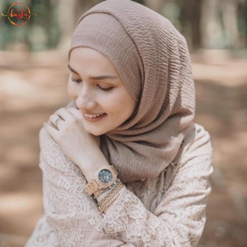 JILBAB PASHMINA CRINKLE RAWIS#HIJAB MUSLIMAH PASHMINA