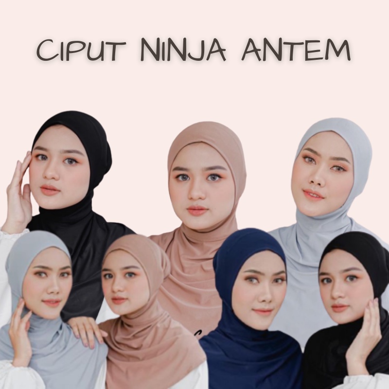 [ANTI TEMBEM] CIPUT NINJA ANTEM / DALEMAN JILBAB / INNER JILBAB / CIPUT NINJA MURAH / INNER NINJA / CIPUT PREMIUM