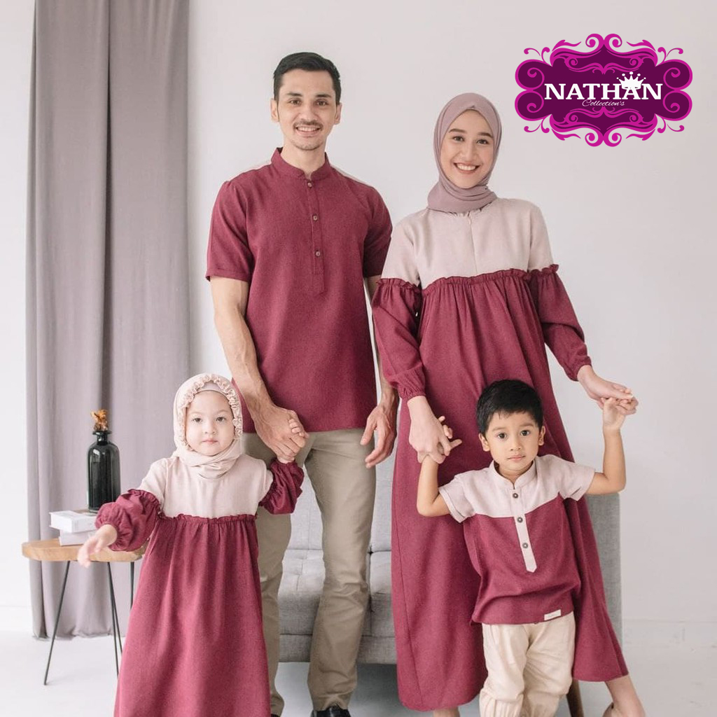 BAJU COUPLE KELUARGA "SYAFEEA" MUSLIM TERBARU