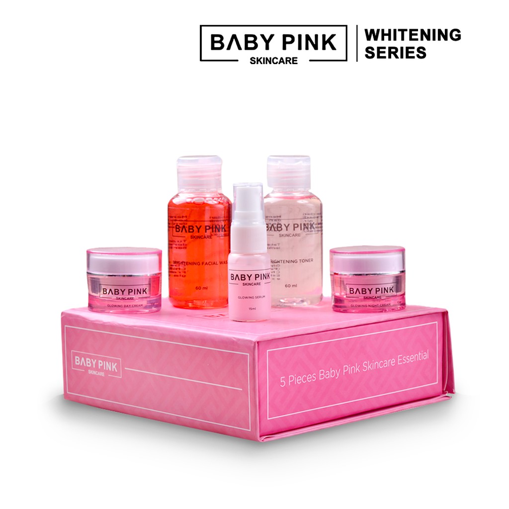 Baby Pink Skincare Paket Whitening Series Resmi BPOM