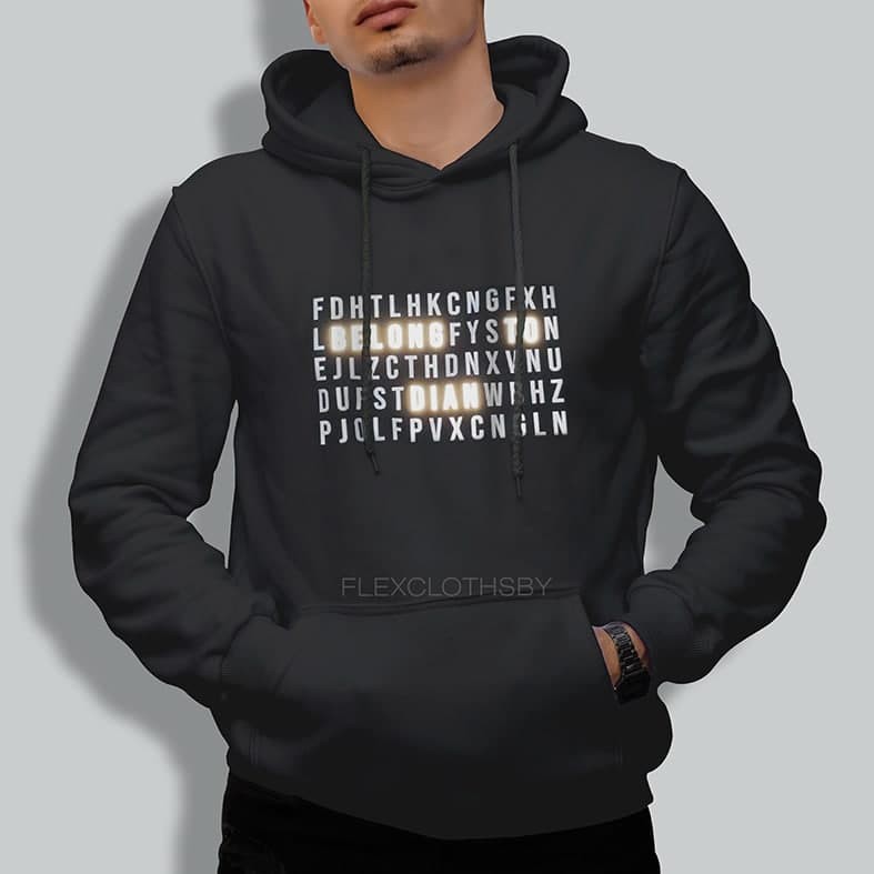 HOODIE Puzzle Glow BUCIN CUSTOM FLASH KATA NYALA SWEATER