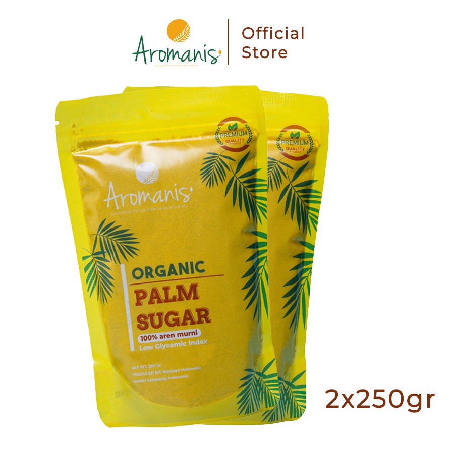 Aromanis Palm Sugar 250gr - Gula Merah Semut Aren x 2 Pcs