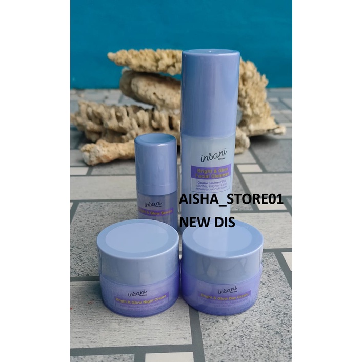 INSANI SKINCARE ECER | DAY CREAM | NIGHT CREAM | FACIAL CLEANSER BRIGHT N GLOW | SERUM GLOW DAN ACNE