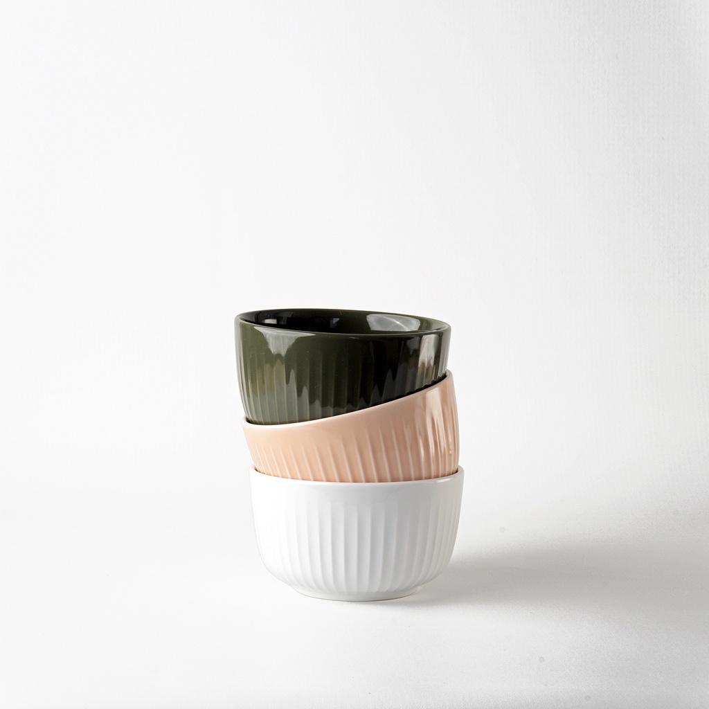 Ticarts Tableware Haller Bowl 12cm - Mangkuk Mangkok Keramik Porselin Porcelain Aesthetic Estetik