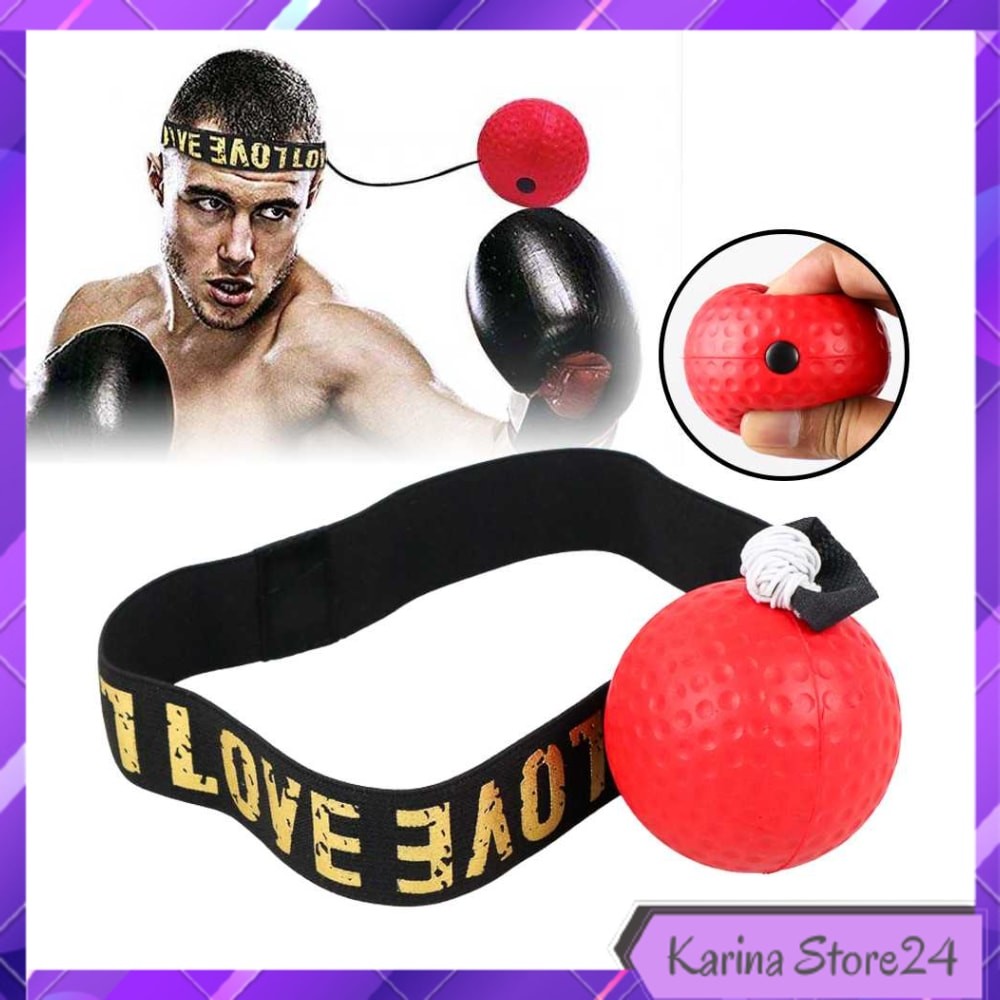 PUNCHING REFLEX BALL SAMSAK TINJU SPEED PUNCHING - DS212 - WARNA MERAH