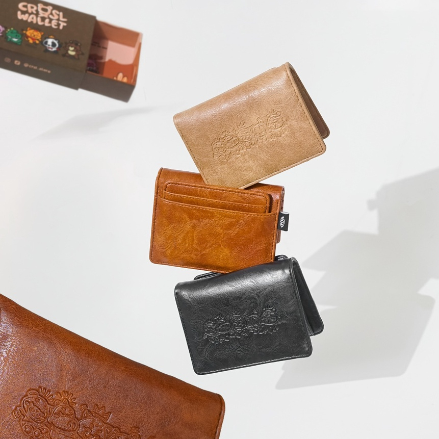 CRSL Walther Wallet | Extra Card Holder | Dompet Kulit Kecil Pria Wanita