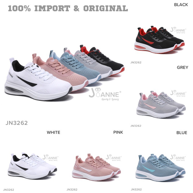 [ORIGINAL] JOANNE Sport Sneakers Shoes Sepatu Wanita #JN3262