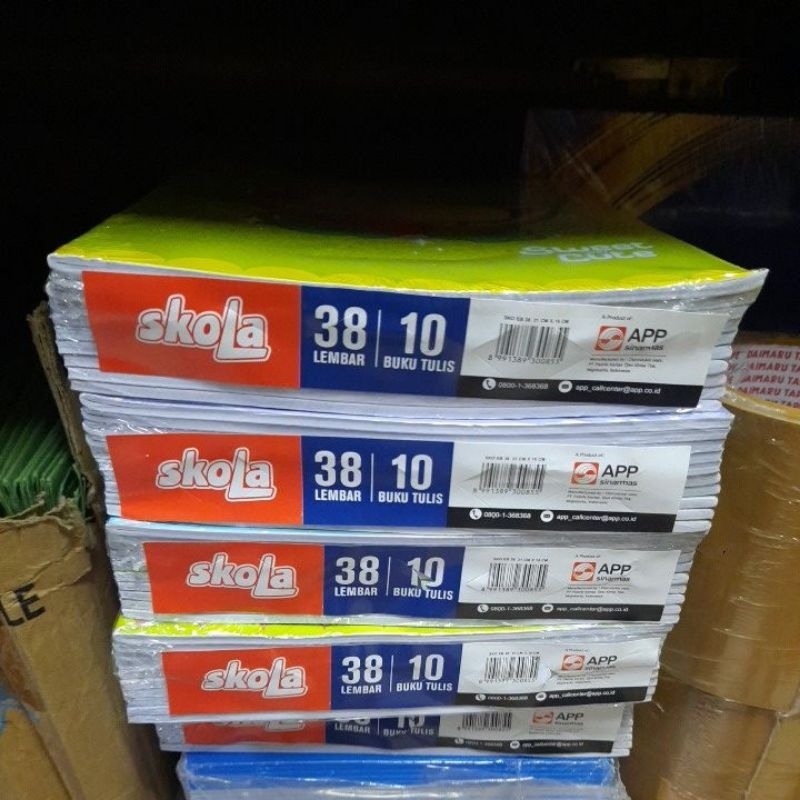 (PAK) Buku Tulis 38 Lembar SIDU Skola