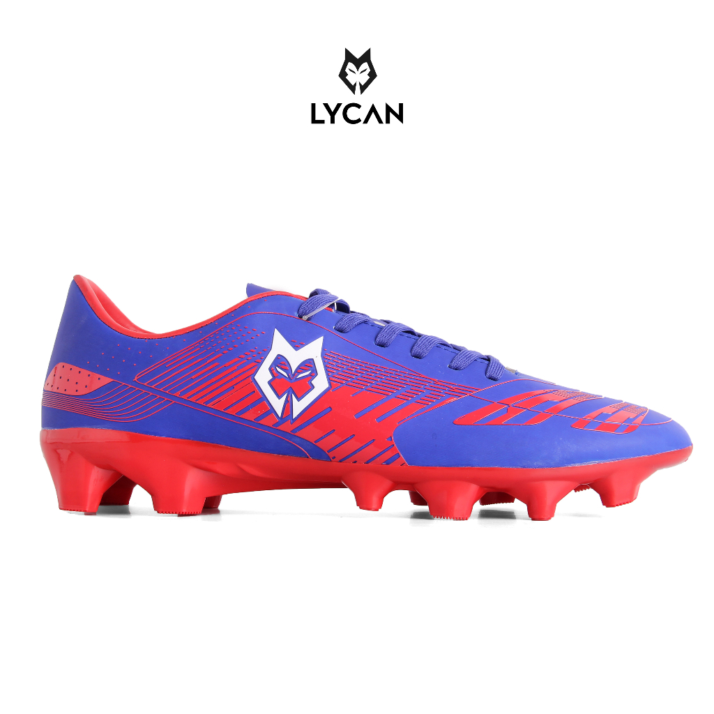 LYCAN Sepatu Sepak Bola Senses FG Blue/Red