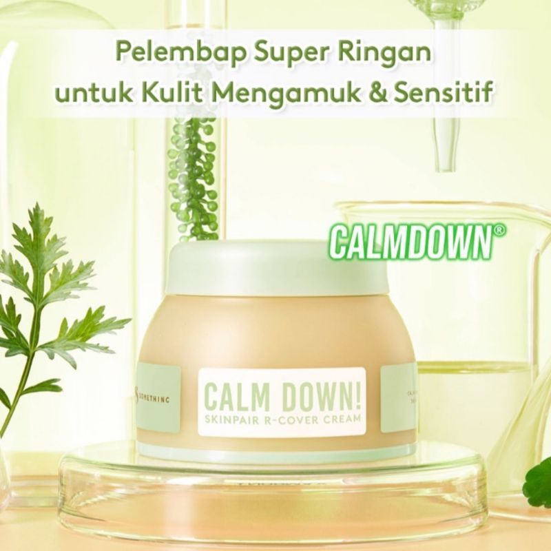 SALE, READY!! Calm Down Skinpair R-Cover Cream Moisturizer ORI by Somethinc