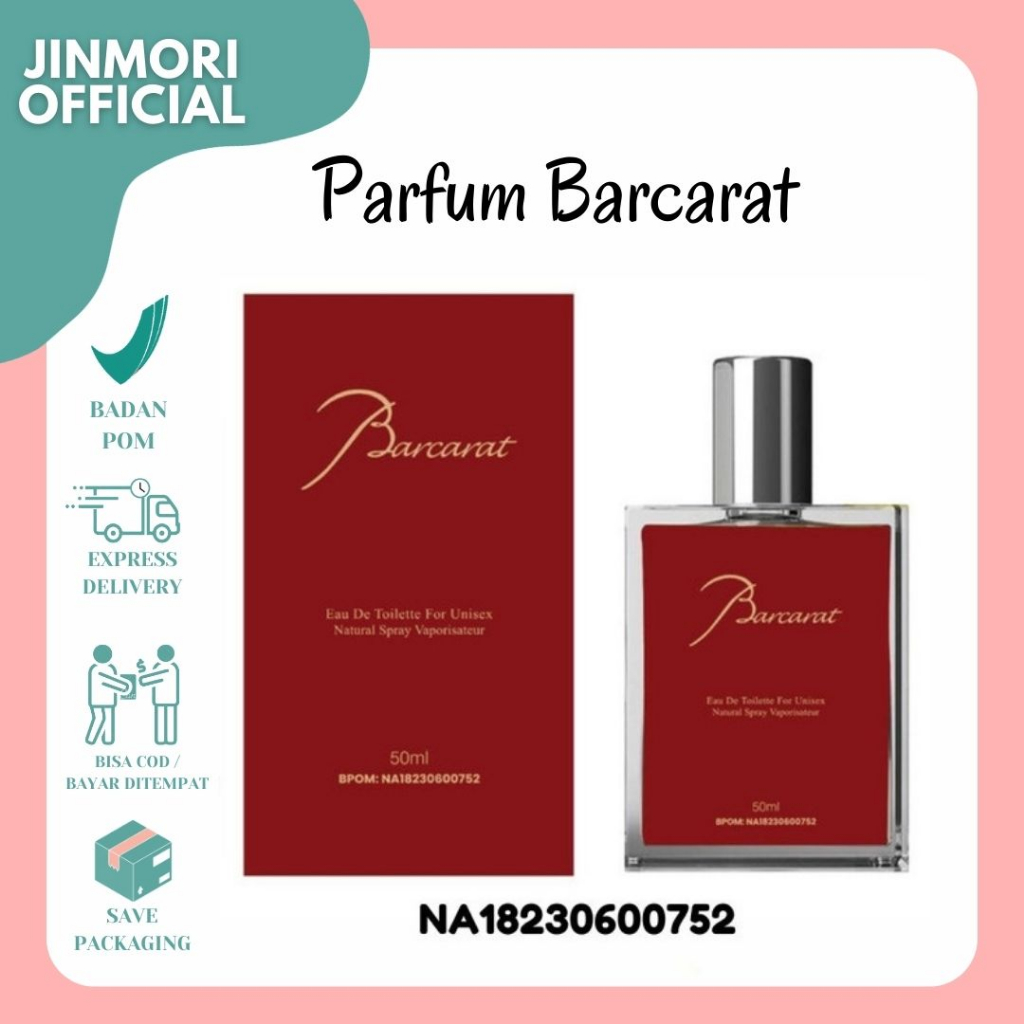 JM - [BPOM] Eau De Parfum Baccarat 50ml Premium / Parfum Barcarat Rouge 50ml Unisex / Parfum Wanita Wangi Tahan Lama