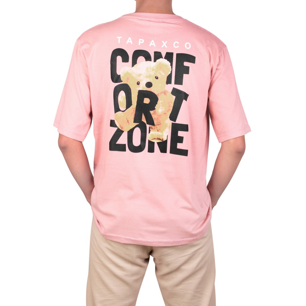 Kaos Oversize Comfort Zone Cotton C30 S Lengan Pendek I Tapax