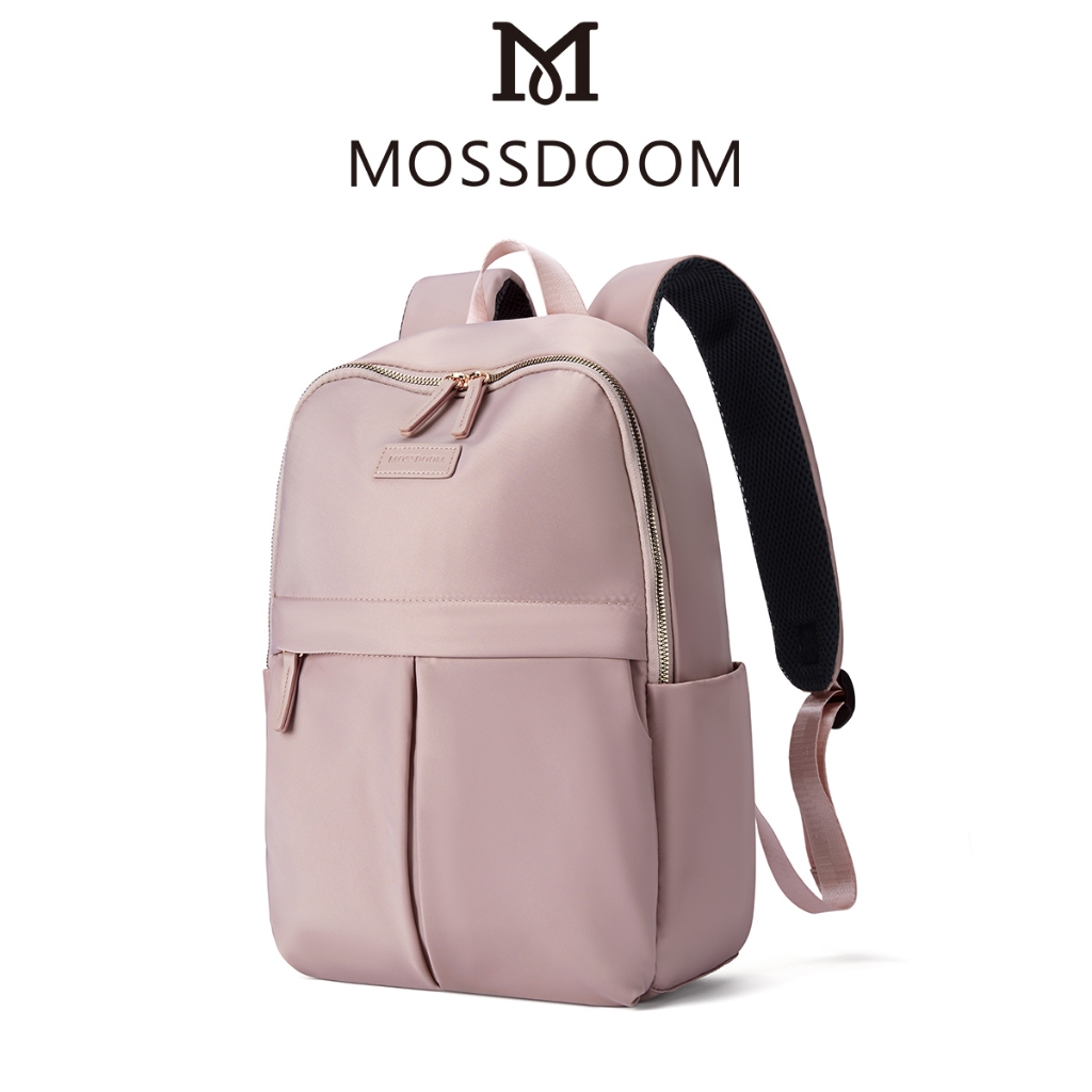 MOSSDOOM Tas Ransel Wanita Tahan Air Wanita Tas Laptop