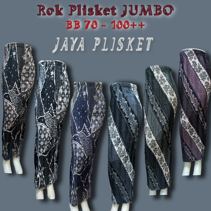 (realpict) ROK PLISKET BATIK JUMBO // BAWAHAN KEBAYA // ROK BATIK // ROK PLISKET