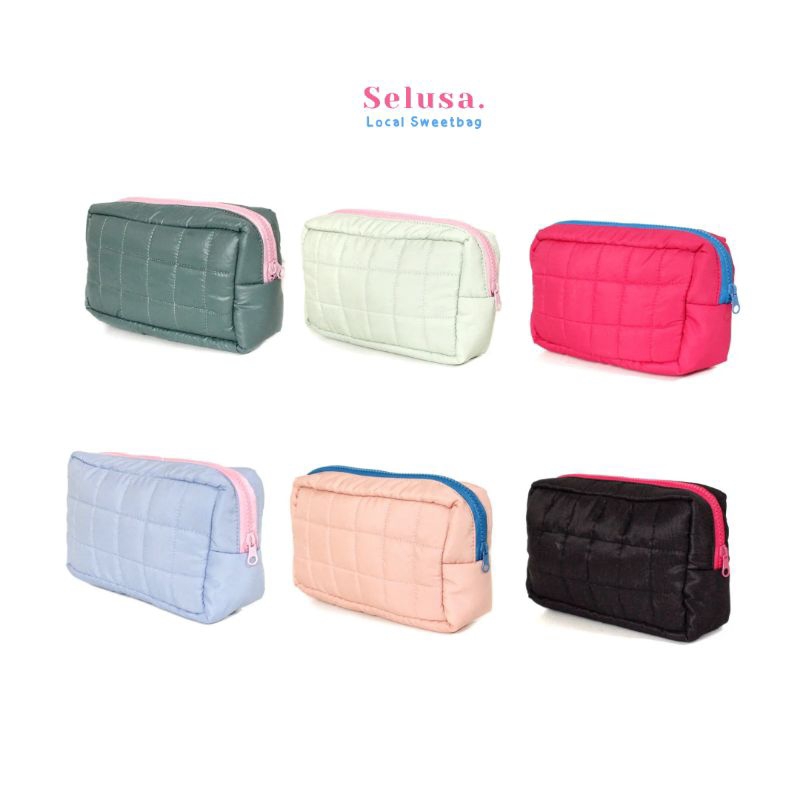 SELUSA SYCA POUCH COLORFULL Mutifunction | Pouch Make Up Pouch Multifungsi