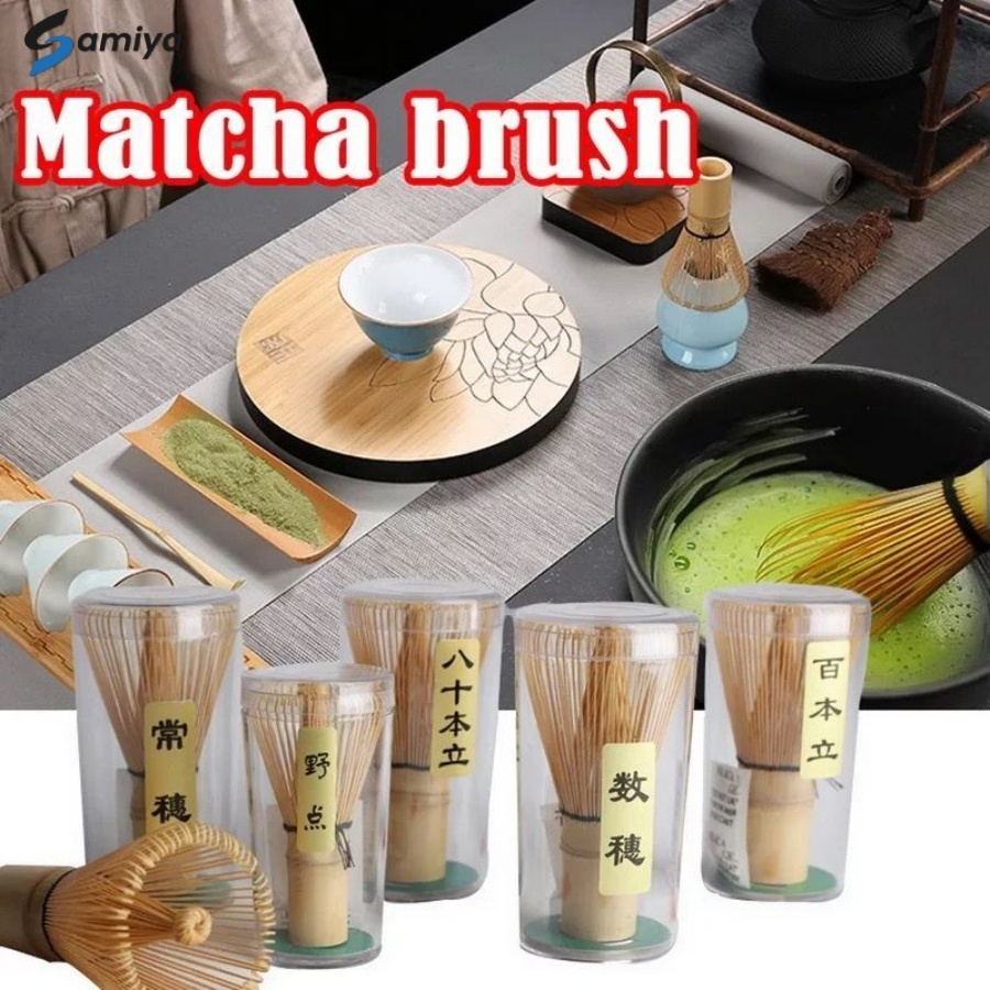 matcha whisk bamboo brush green tea powder chasen tool / bambu pengaduk bubuk matcha