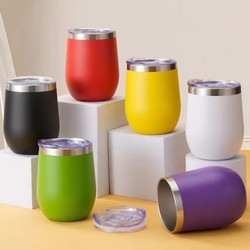 TERMOS  MUG EGG (telur) STAINLESS STEEL COFFEE AND TEA/MUG  380 ML