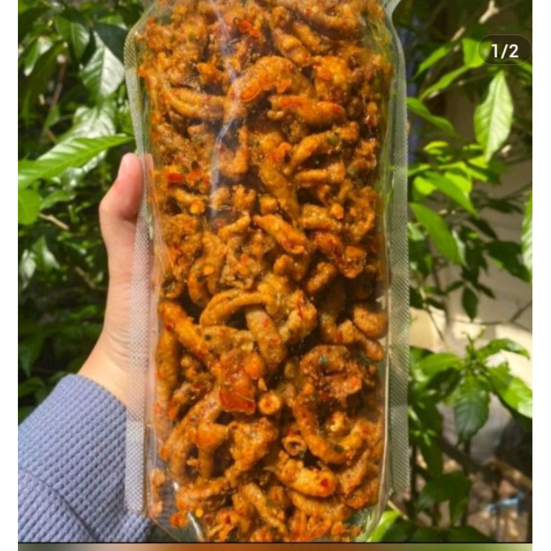 usus pedas daun jeruk isi 100 GRAM enak cemilan sehat