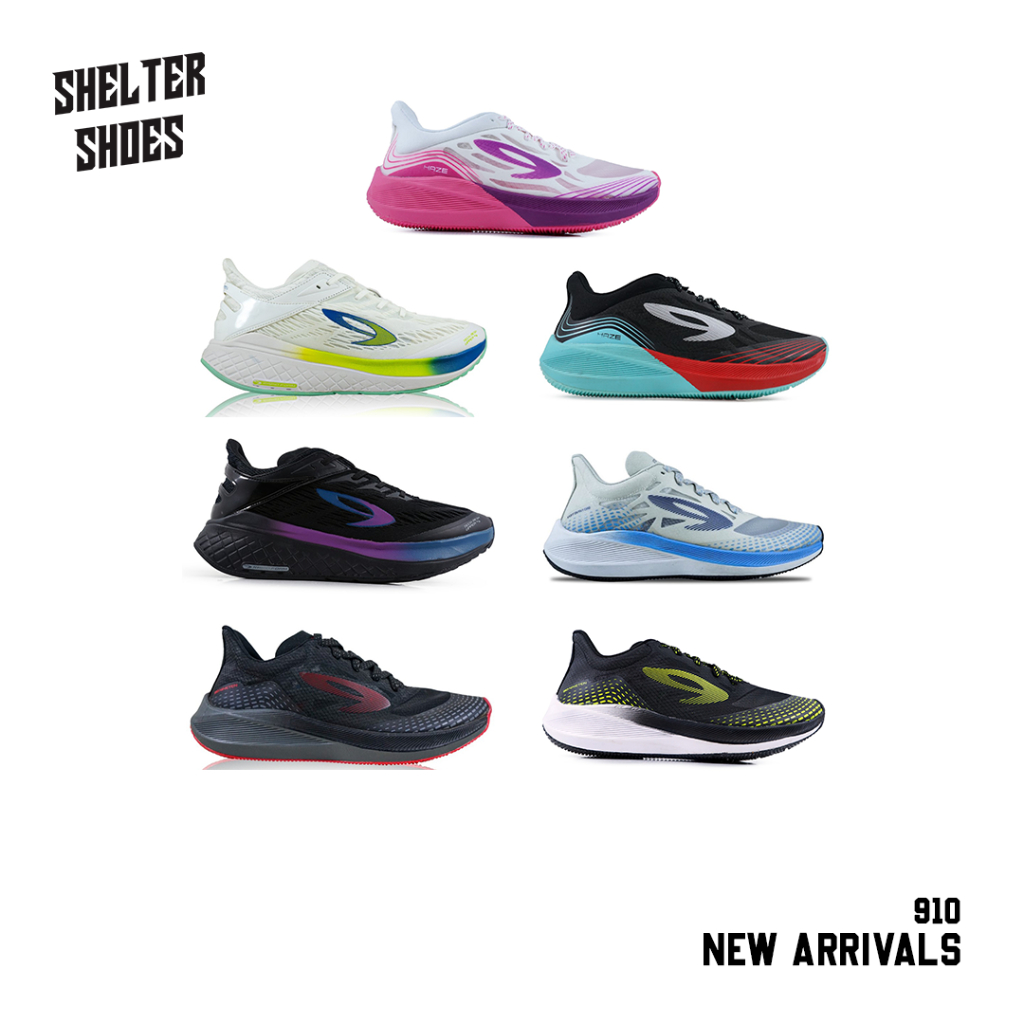 SEPATU RUNNING NINETEN 910 HAZE VISION 1.0 HAZE 1.5 HAZE INFIKNIT KANZAKI HYUGO REISHIKA BOLSTER KIZUNA AURORUN