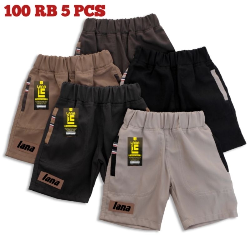100 Ribu 5 celana pendek anak laki laki usia 1-12  tahun