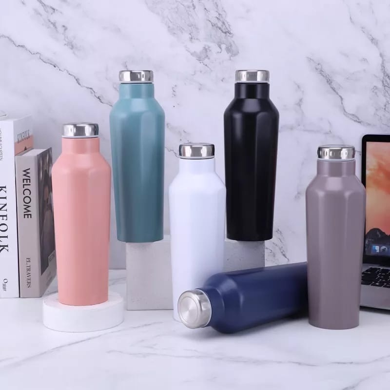 Termos 4 Sisi Datar 600ml Premium Stainless
