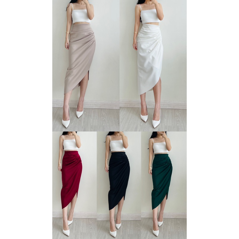 [FORTUNELAVIE] DULCE SKIRT / skirt assymetris / Skirt pesta / Rok wanita