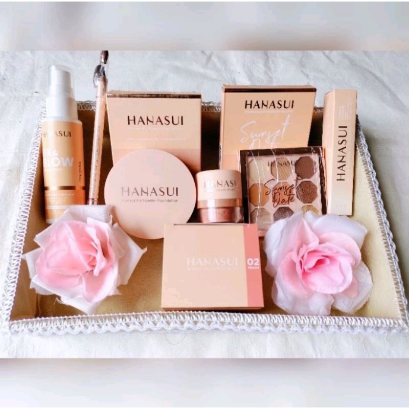 PAKET SESERAHAN HANASUI TANPA BOX LENGKAP PAKET SESERAHAN MAKE UP