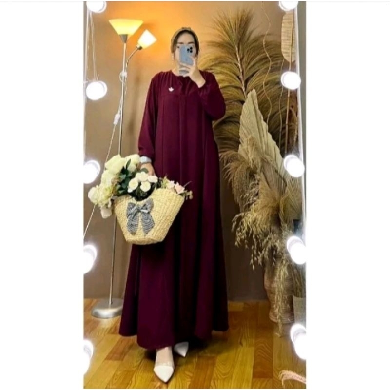 KAYLA DRESS / GAMIS ELSIRA CRINKLE AIR FLOW PREMIUM / FREE BROS