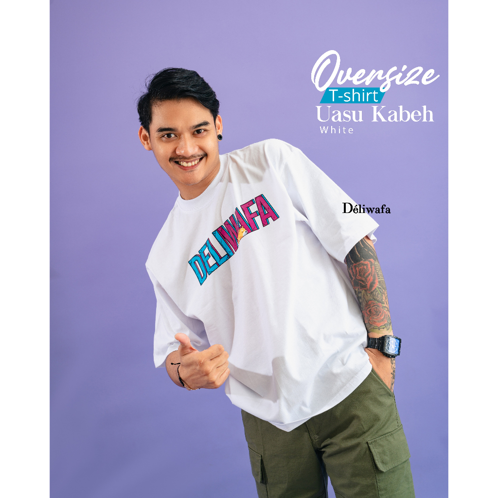 Deliwafa  - Oversize Unisex T-Shirt Uasuu Kabeh