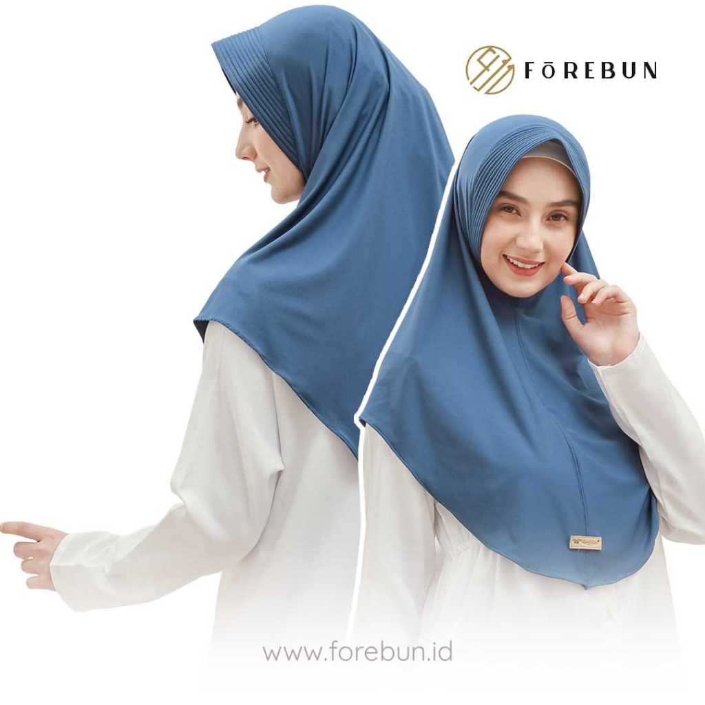 𝐅𝐨𝐫𝐞𝐛𝐮𝐧 Hijab Bergo Jersey Instan Daily ALEESHA Size L