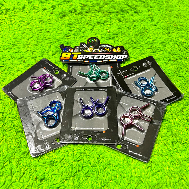 Klem Kleman Selang Rem Draintube Titanium