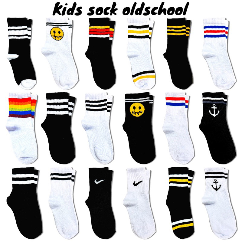 kaos kaki anak oldschool - kaos kaki oldscool - pradiptasock21