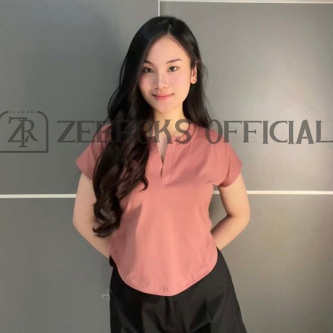 ZEEROKS.ID Baju Wanita Crop Wangki Kaos Cewek Bahan Cotton Combad