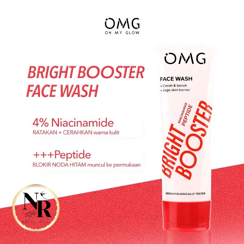 NaRa_StoRe 🌻 OMG Oh My Glow Bright Booster Face Wash 100ml