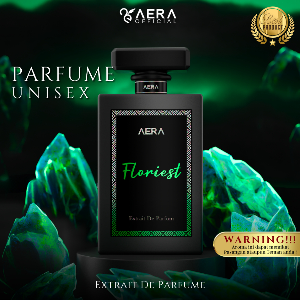 AERA PARFUME - FLORIEST - Tahan Lama Hingga 24 Jam - UNISEX - PRIA & WANITA - FRESH