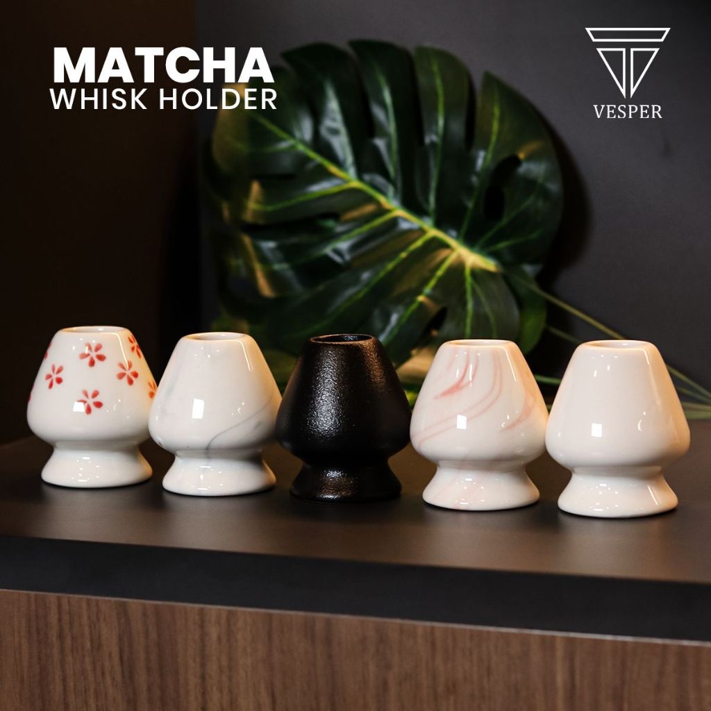 Matcha Whisk / holder chasen ceramic stand / tatakan dudukan pengaduk matcha keramik