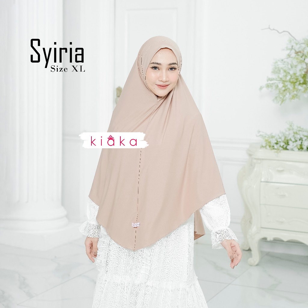 Kiaka - Hijab Instan Nonpet Malay Jumbo XL Jilbab Bergo Antem Syar'i