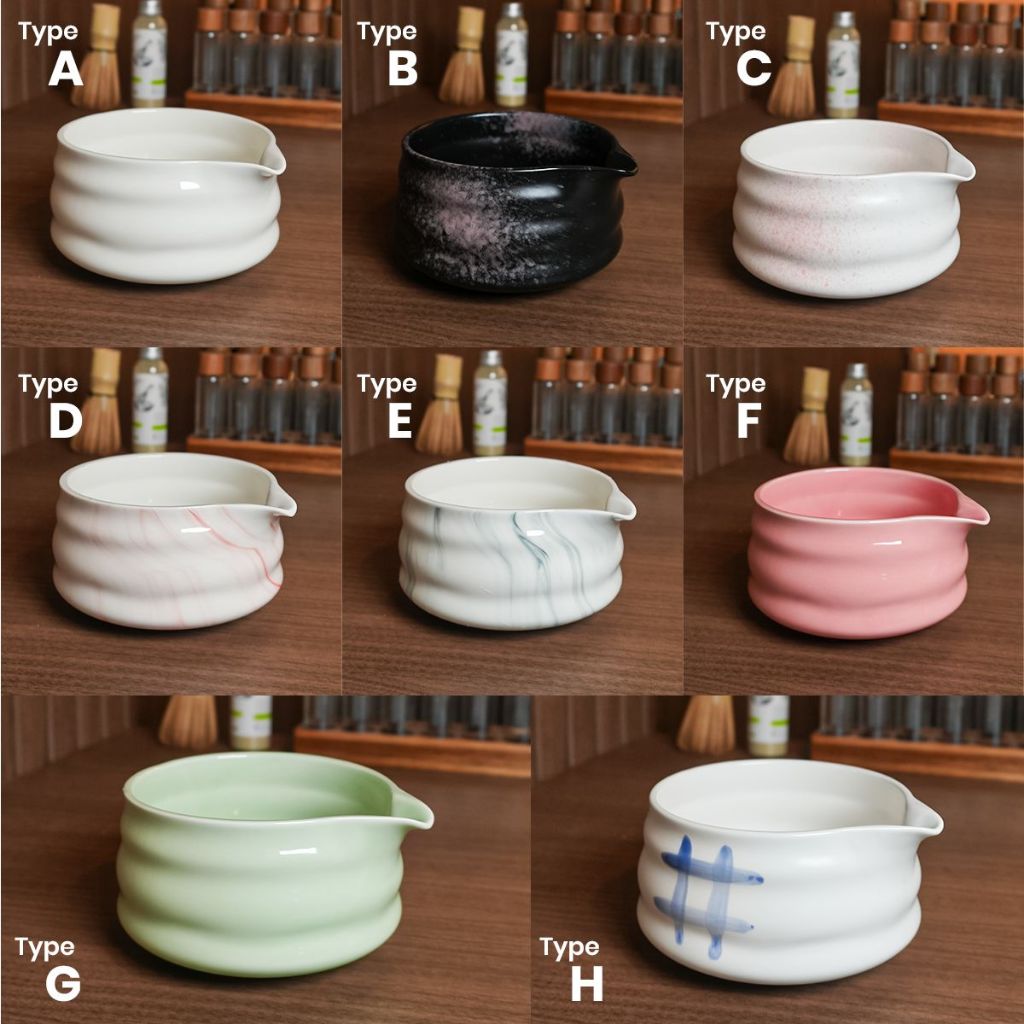 Matcha Bowl with spout