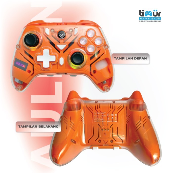 Wireless Gaming Pro Controller RGB Stick Stik PC Laptop Android IOS Nintendo Switch