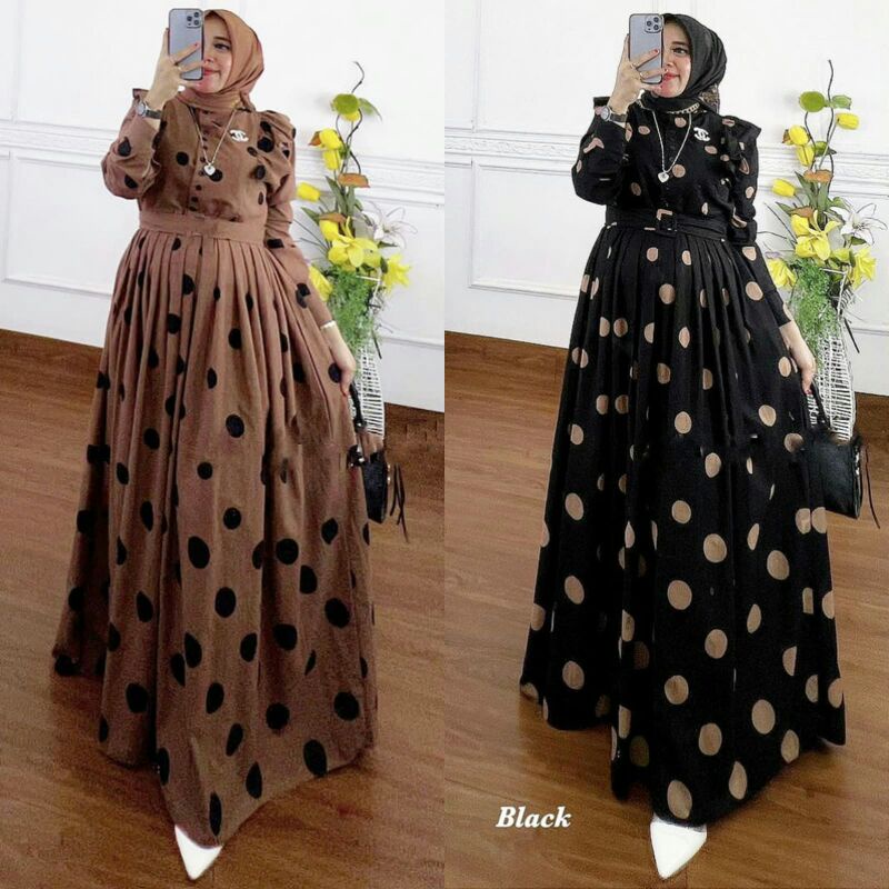 GAMIS RAYON KEKINIAN I MIDI DRESS I DASTER RAYON SUPER GRADE  Rp.178.000
