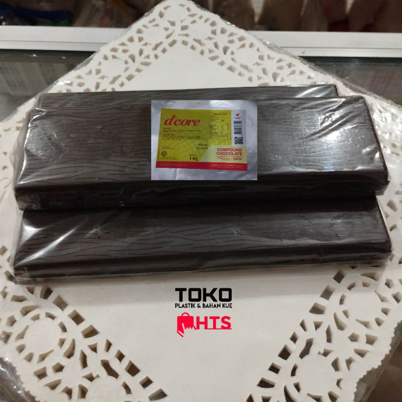 coklat Batang / dark chocolate compound DCore repack 200gr