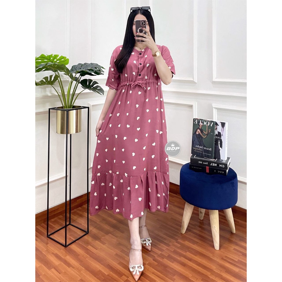 Dianputri  Daster wanita Panjang Rayon Grade A Busui