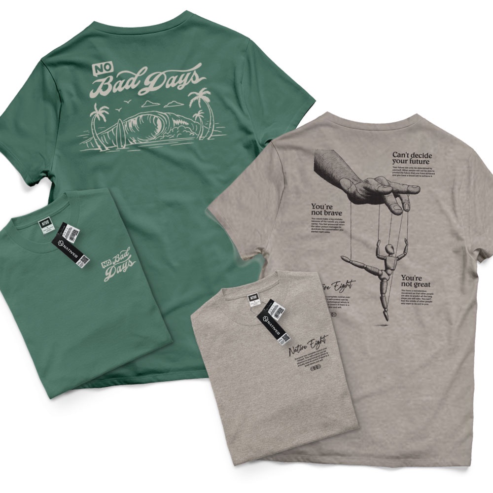 BAJU KAOS PRIA DISTRO ORIGINAL / DISTRO PRIA / KAOS DISTRO NATIVE8 PSYCOLOGICAL